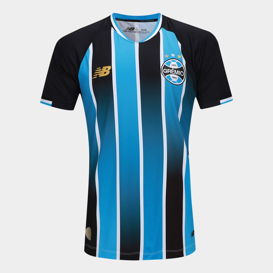 Camisa Grêmio I 26/27 s/n Torcedor New Balance Masculina - Preto+Azul