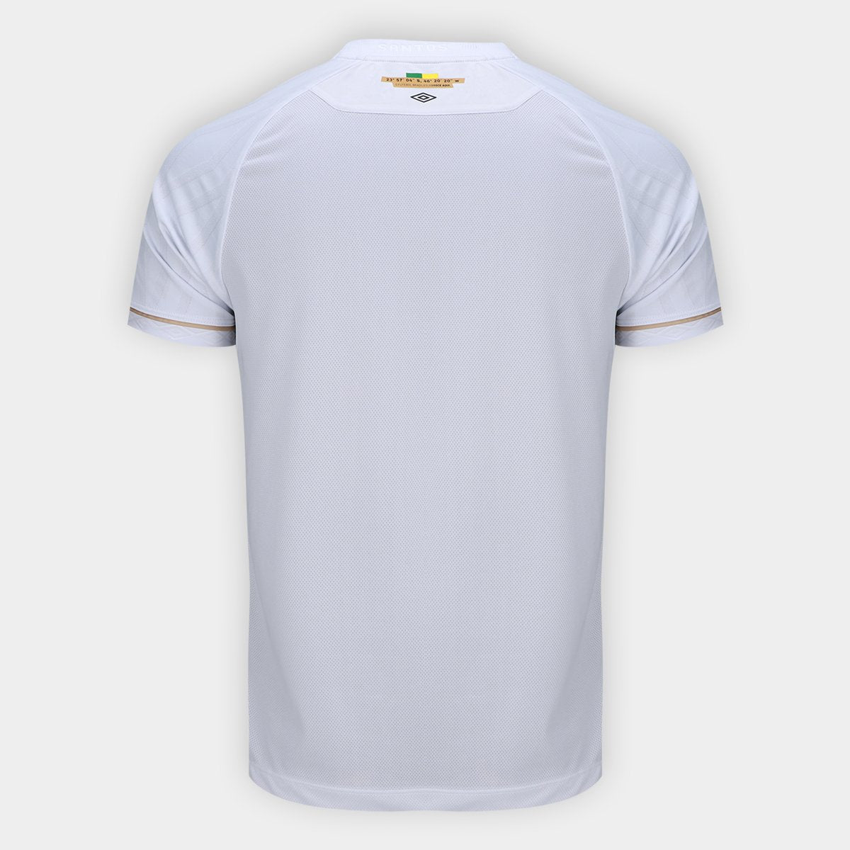 Camisa Santos I 26/27 s/n Jogador Umbro Masculina - Branco+Bronze