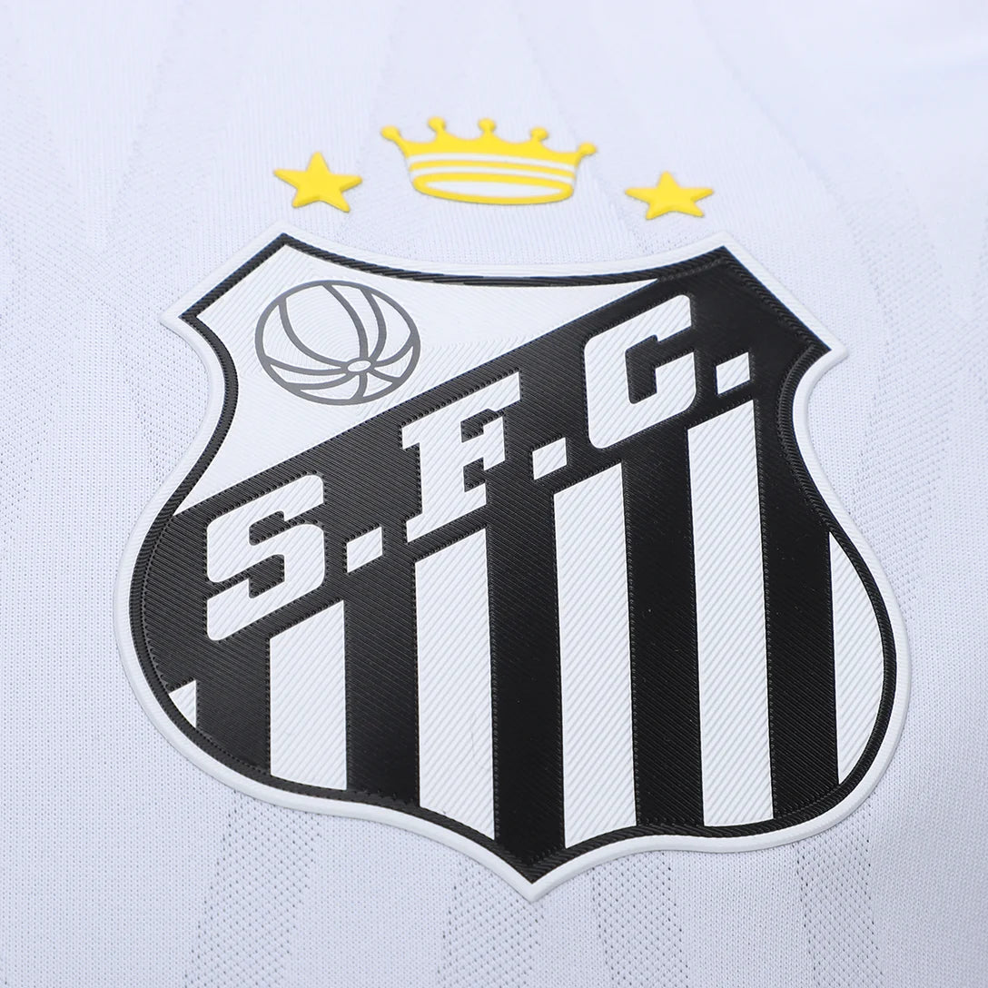 Camisa Santos I 26/27 s/n Jogador Umbro Masculina - Branco+Bronze