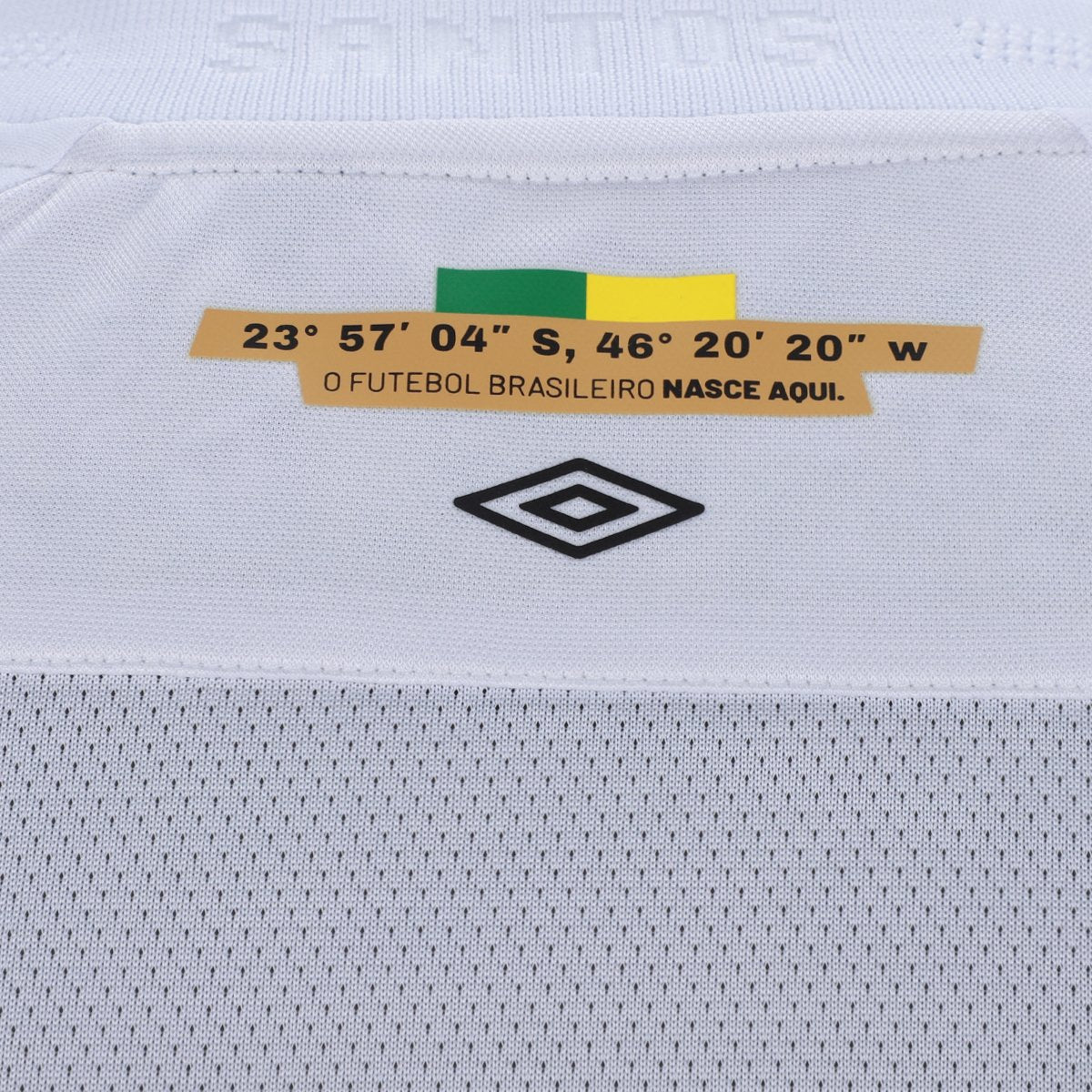 Camisa Santos I 26/27 s/n Jogador Umbro Masculina - Branco+Bronze