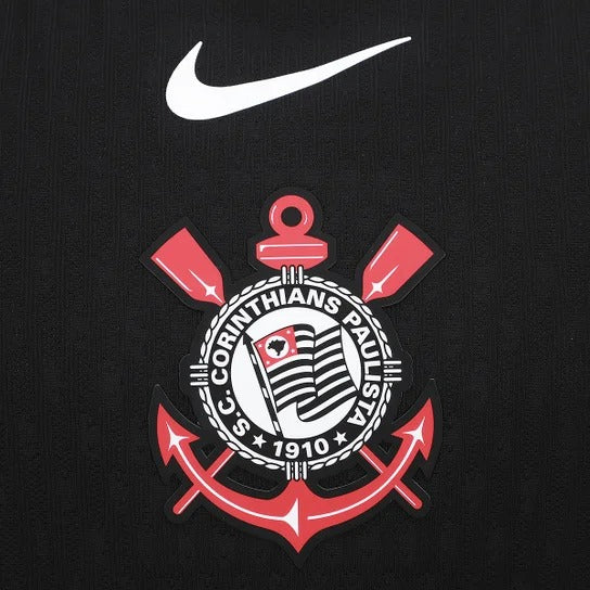 Camisa Corinthians II 25/26 s/n Jogador Nike Masculina - Preto+Branco