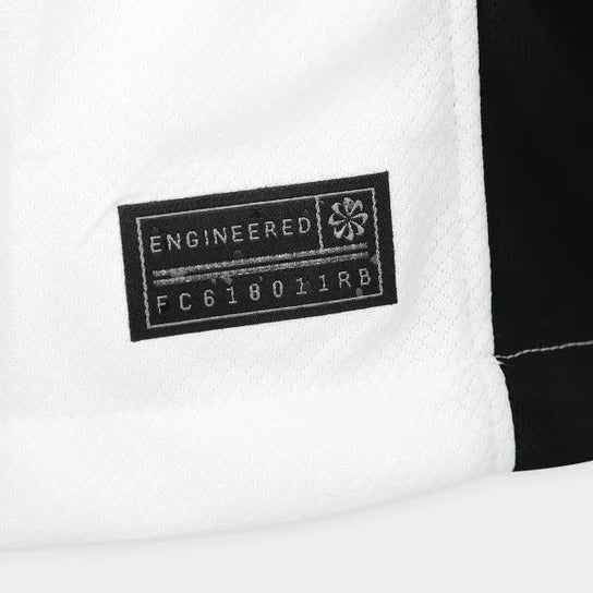 Camisa Corinthians I 25/26 s/n Nike Feminina - Branco+Preto