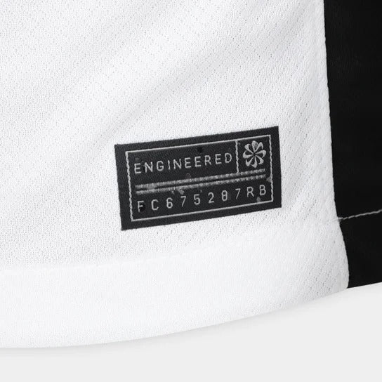 Camisa Corinthians I 25/26 s/n Torcedor Nike Masculina - Branco+Preto