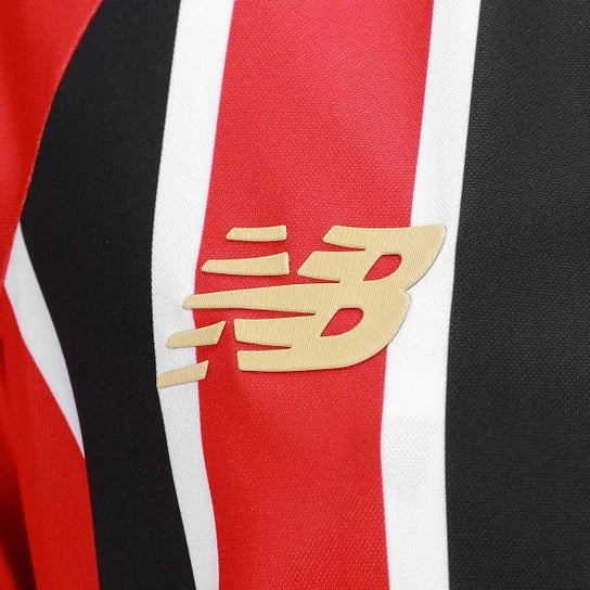 Camisa São Paulo II 25/26 s/n Torcedor New Balance Feminina - Vermelho+Branco