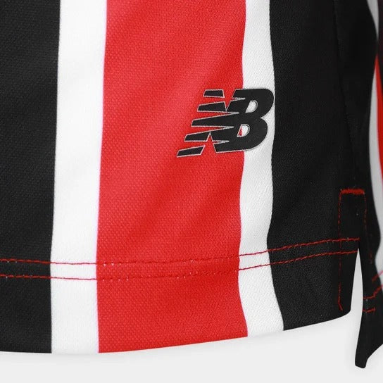 Camisa São Paulo II 25/26 s/n Torcedor New Balance Feminina - Vermelho+Branco
