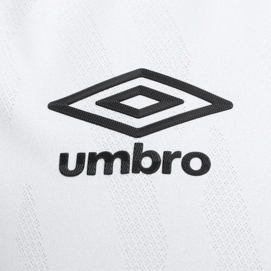 Camisa Santos I 25/26 Jogador Umbro Masculina - Branco+Cinza